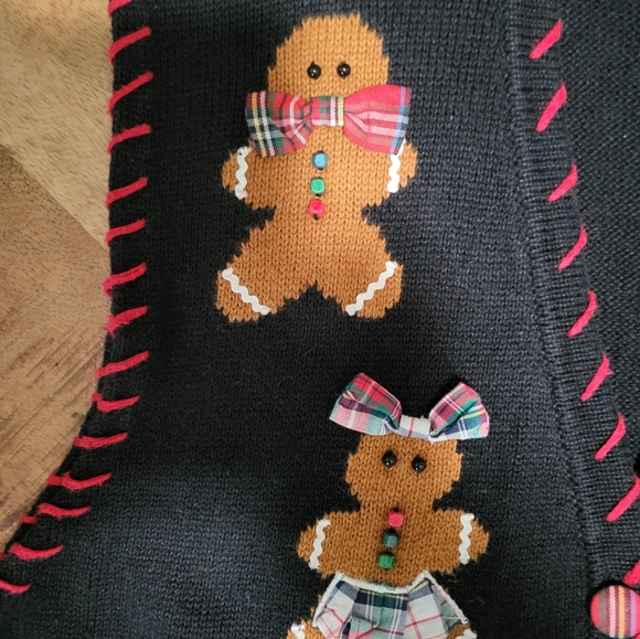 SOLD Vintage Susan Bristol holiday Vest - Picture 3 of 5